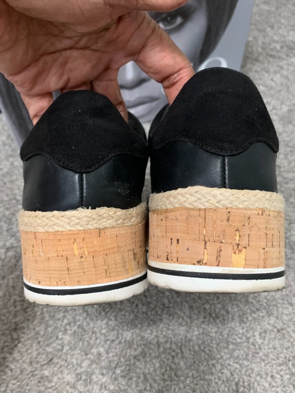 JLo Black Mesh Sneakers size 9 - Picture 5 of 8